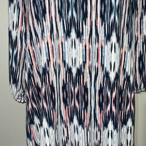 Tart Ikat Print Long Sleeve Dress Size Medium - Picture 5 of 8